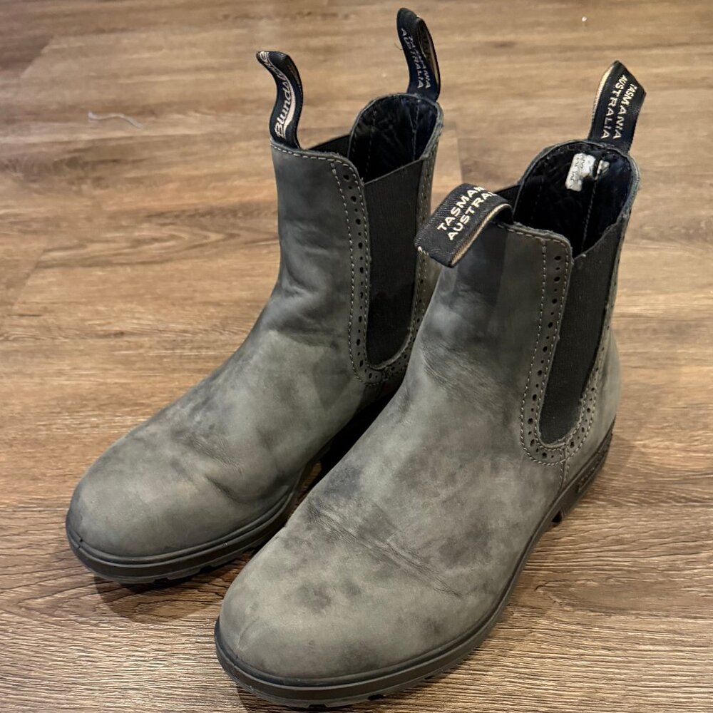 Blundstone Gray Ankle Boots